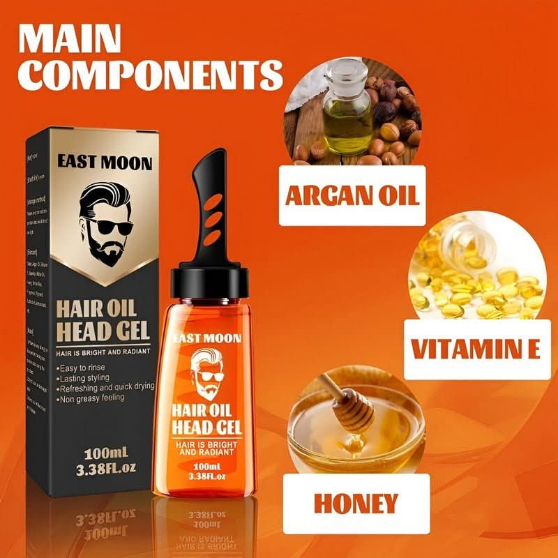 StyleBlend | Pieptene cu gel de păr 2 în 1