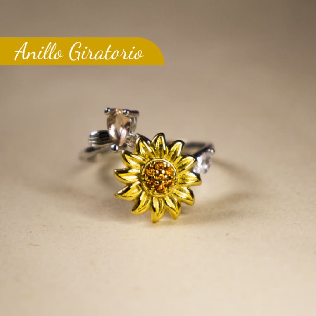Sunflower Ring | Anti-Stress Ring & Spinner