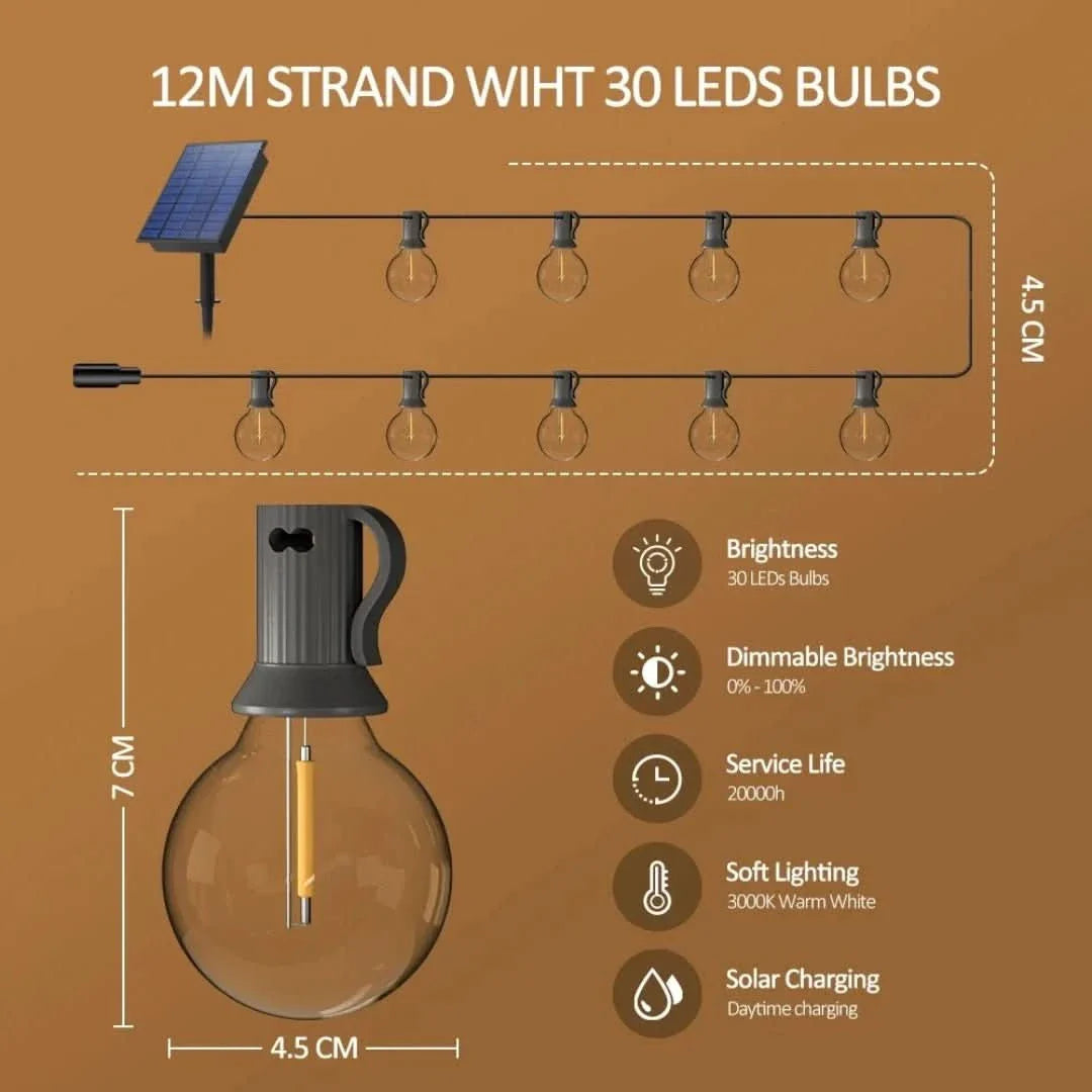 SunGlow | Solar LED Light String