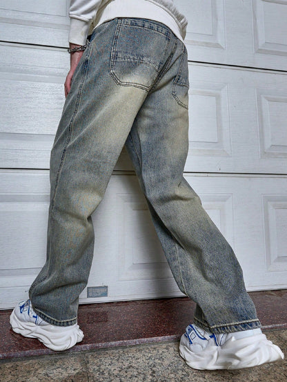 Sven | Jean droit pour homme bleu foncé