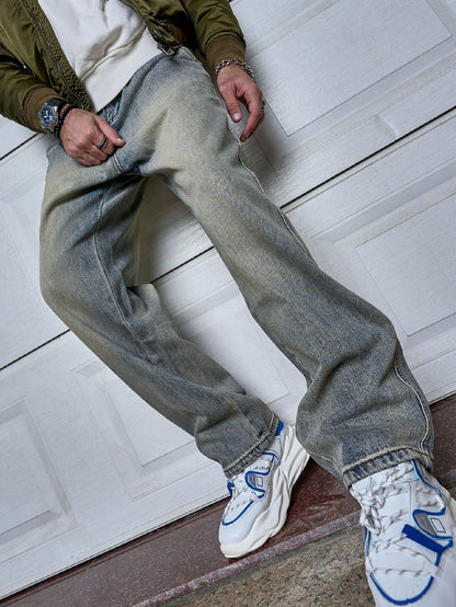 Sven | Jean droit pour homme bleu foncé