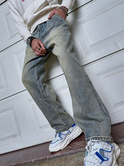 Sven | Jean droit pour homme bleu foncé