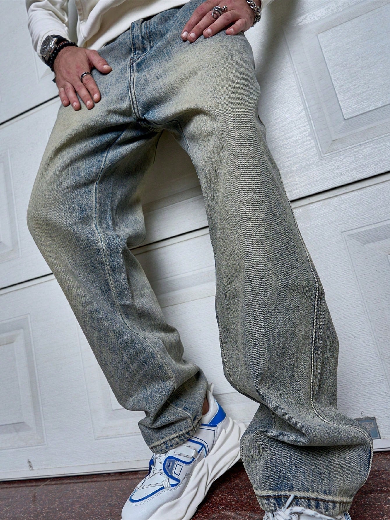 Sven | Jean droit pour homme bleu foncé