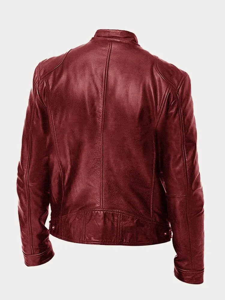 Sven | Veste de motard en cuir élégante disponible en plusieurs couleurs
