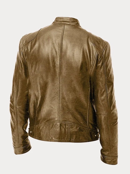 Sven | Veste de motard en cuir élégante disponible en plusieurs couleurs