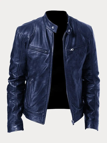 Sven | Veste de motard en cuir élégante disponible en plusieurs couleurs