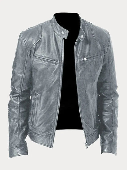 Sven | Veste de motard en cuir élégante disponible en plusieurs couleurs