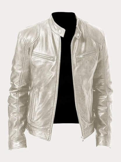 Sven | Veste de motard en cuir élégante disponible en plusieurs couleurs