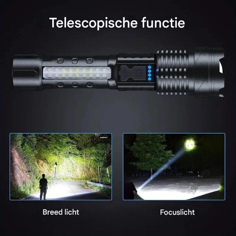 OutdoorHaven Military Torch – 5000 Lumen Tactical Flashlight
