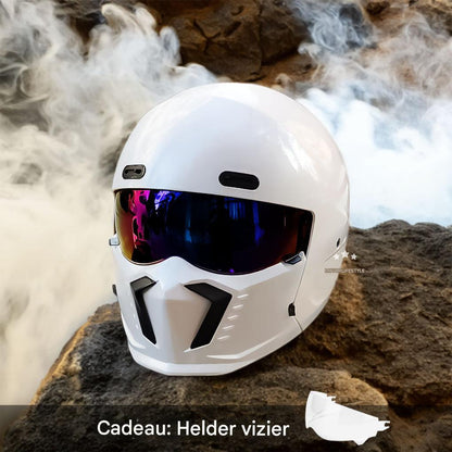 Motorcycle Helmet – DOT and ECE Approved, Timeless Look