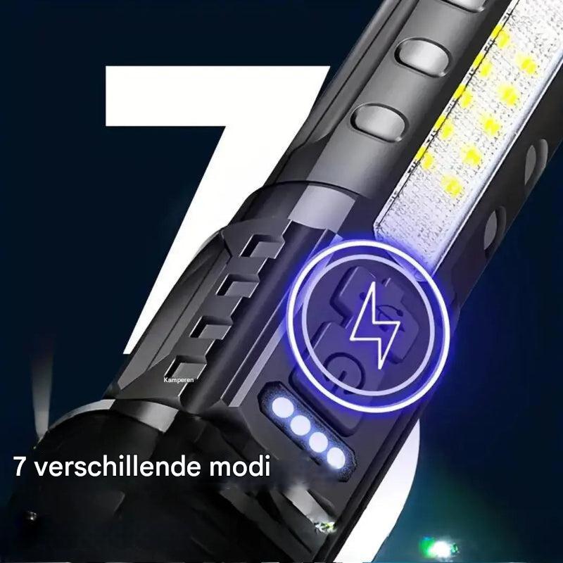 OutdoorHaven Military Torch – 5000 Lumen Tactical Flashlight