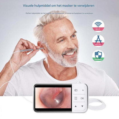 Digital otoscope with 4.5-inch screen