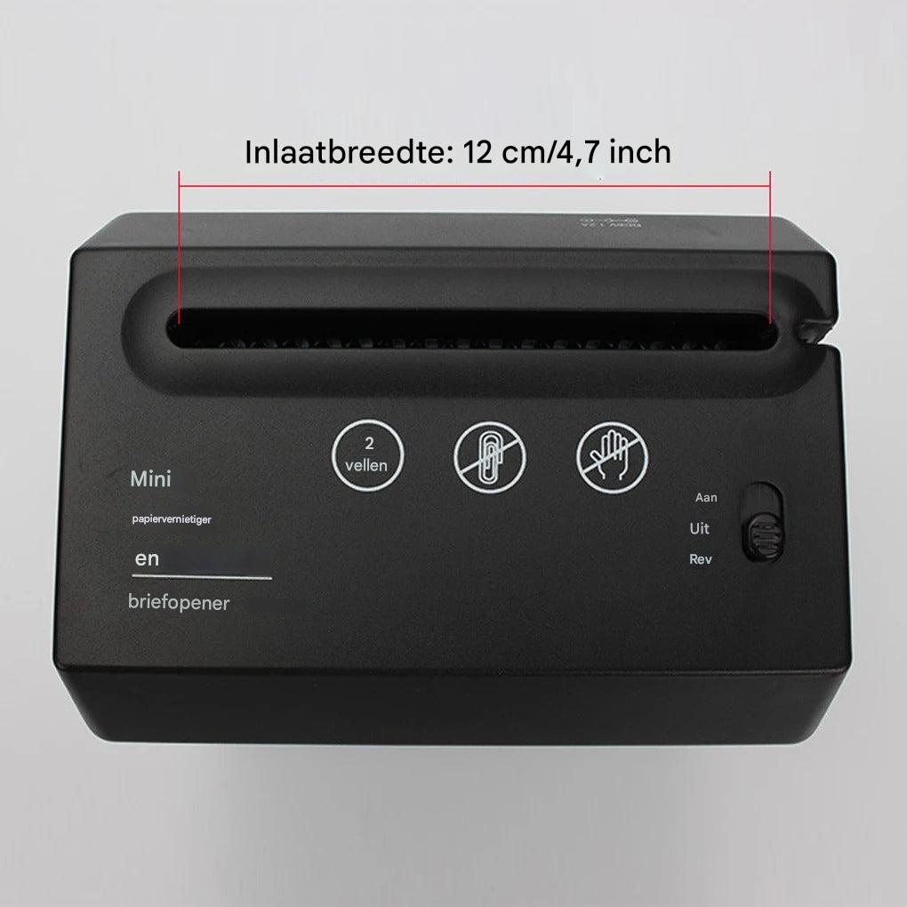 Mini shredder – compact, quiet and efficient
