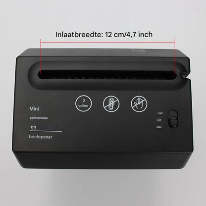 Mini shredder – compact, quiet and efficient