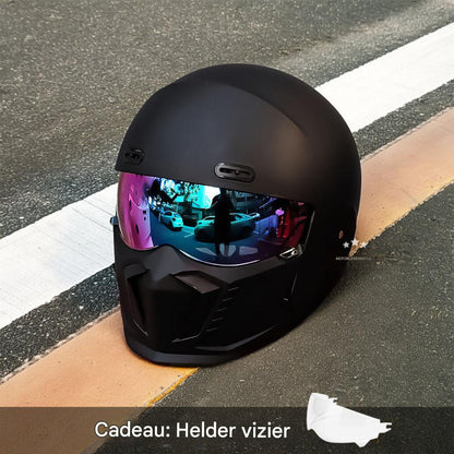 Motorcycle Helmet – DOT and ECE Approved, Timeless Look