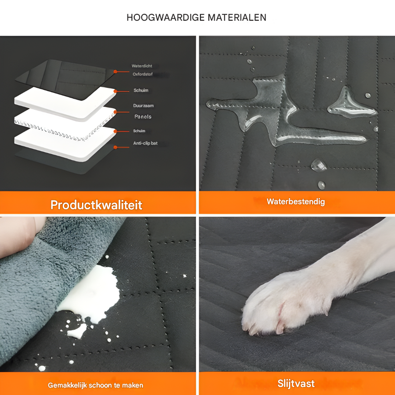 Dog Car Seat Extension with Hard Floor