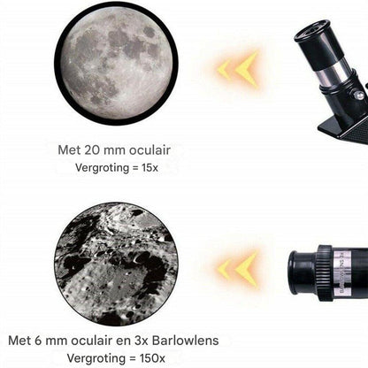 Professional 300/70mm Telescope with Tripod and Smartphone Holder