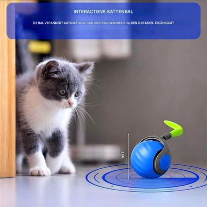 Interactive Cat Ball Toy - Self-Moving Rolling Play Ball