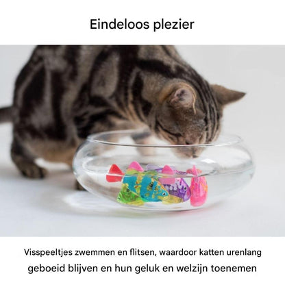 Interactive Cat Toy Set – Realistic Swimming Motion and Engaging Light