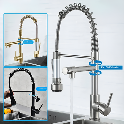 Kitchen Tap with 360° Swivel Function