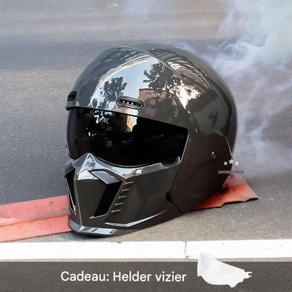 Motorcycle Helmet – DOT and ECE Approved, Timeless Look