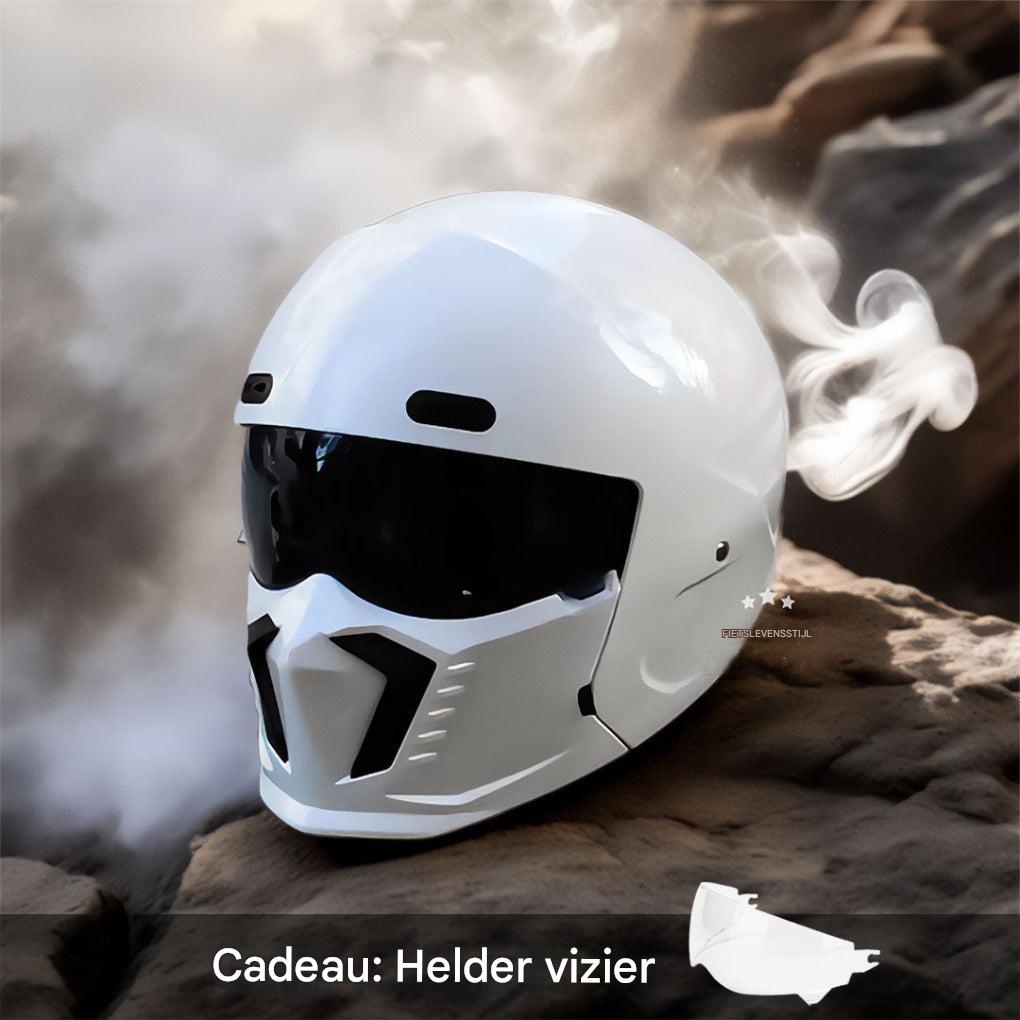 Motorcycle Helmet – DOT and ECE Approved, Timeless Look