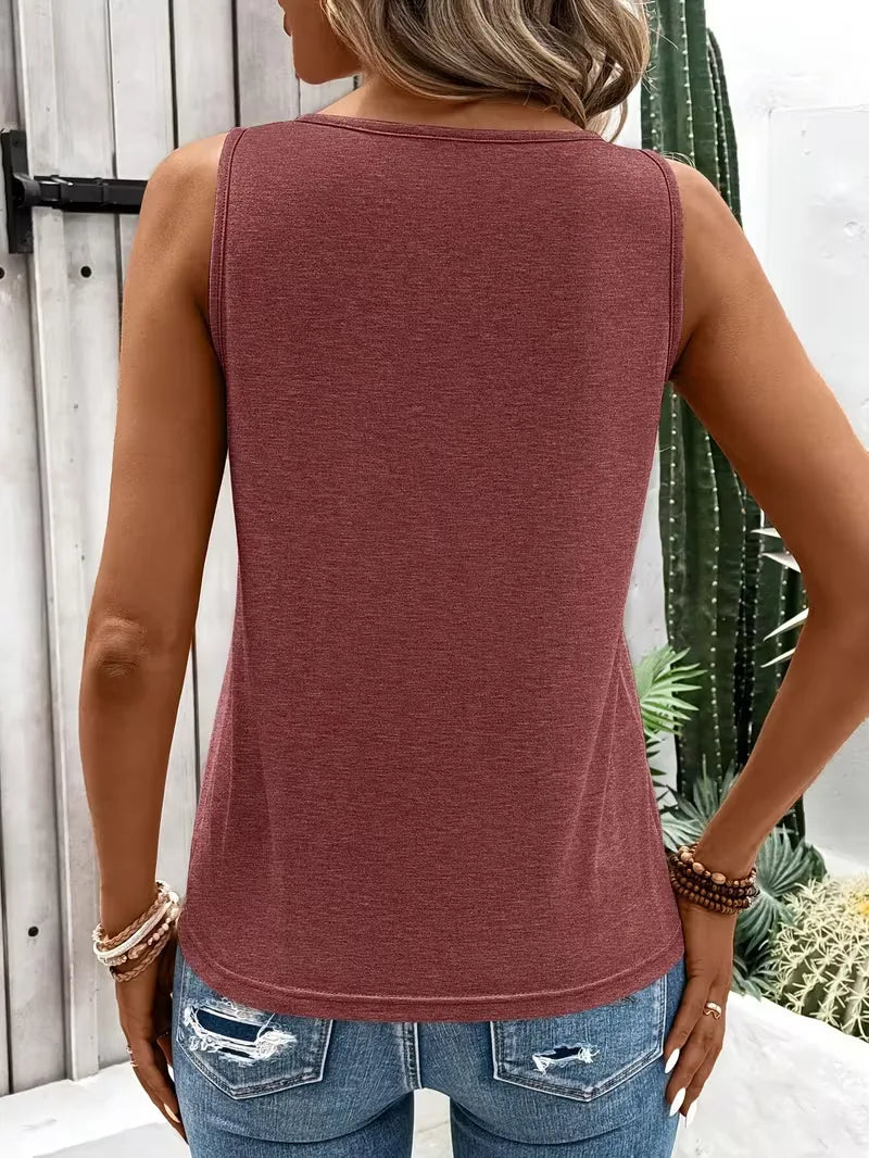 tank top with ring detail