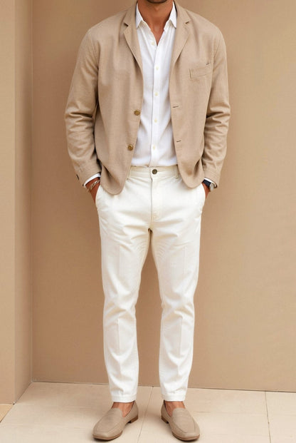 Teun | Veste de costume décontractée polyvalente avec col à revers