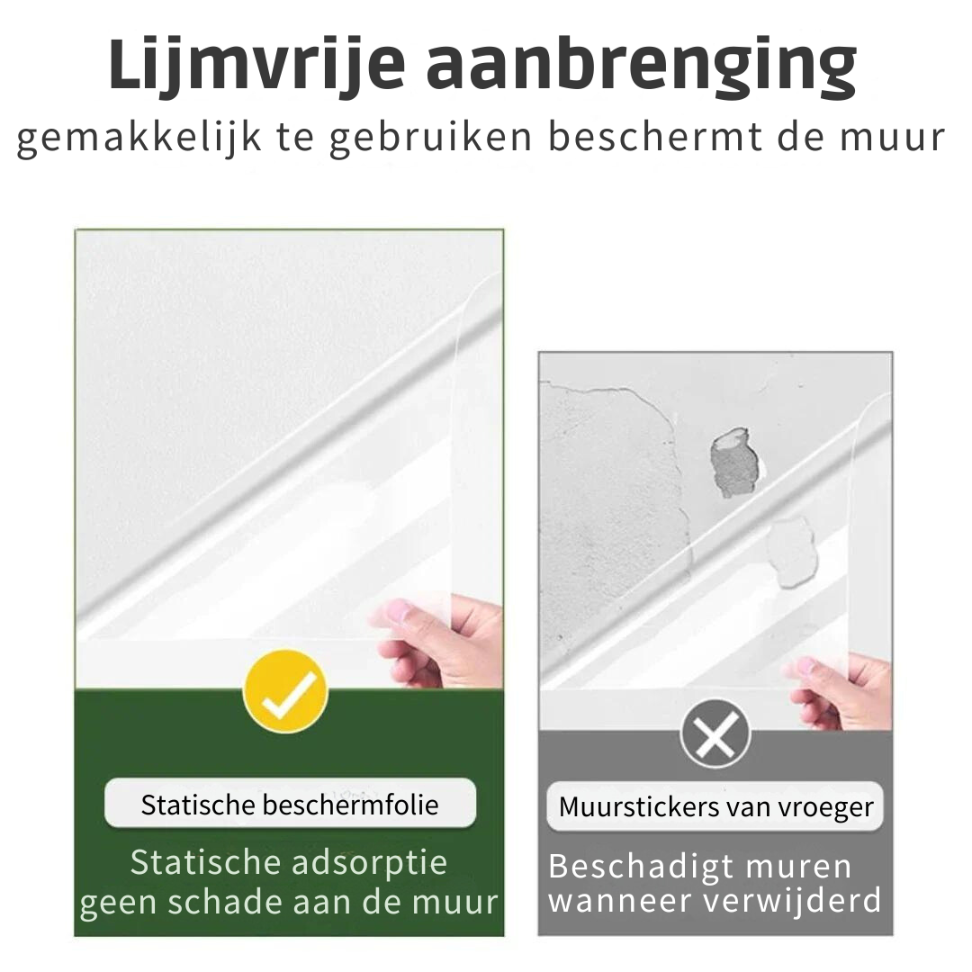 Wall Protective Film - No Adhesive