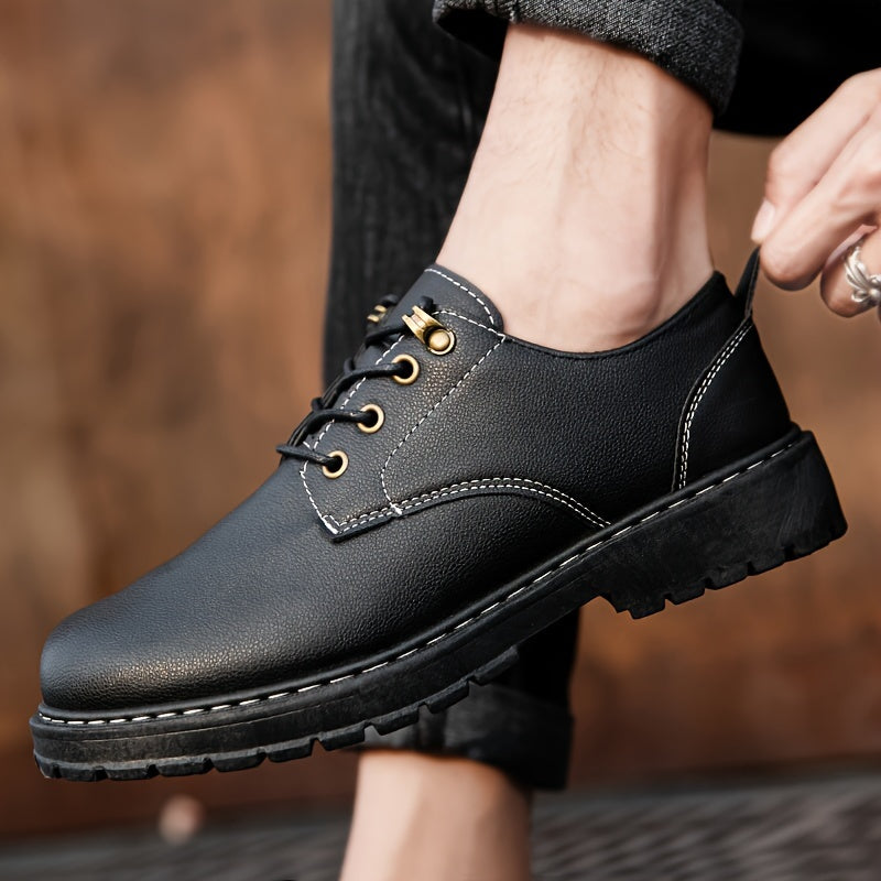 Thijs | Chaussures à lacets confortables pour hommes en couleur unie