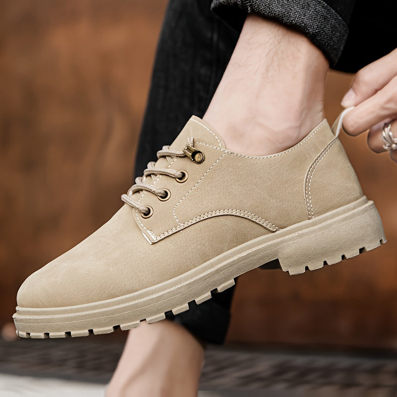 Thijs | Chaussures à lacets confortables pour hommes en couleur unie
