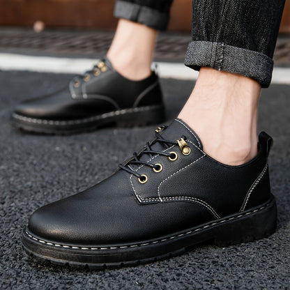 Thijs | Chaussures à lacets confortables pour hommes en couleur unie