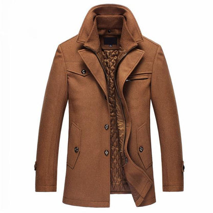 Thijs | Manteau d'affaires épais d'hiver pour hommes