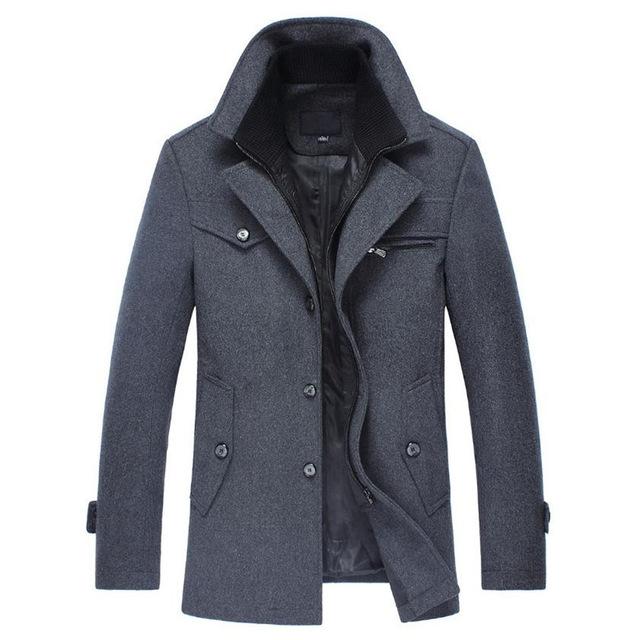 Thijs | Manteau d'affaires épais d'hiver pour hommes