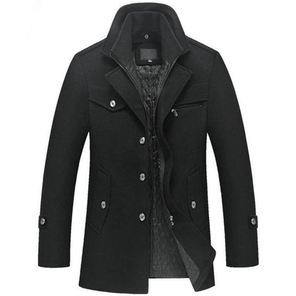 Thijs | Manteau d'affaires épais d'hiver pour hommes