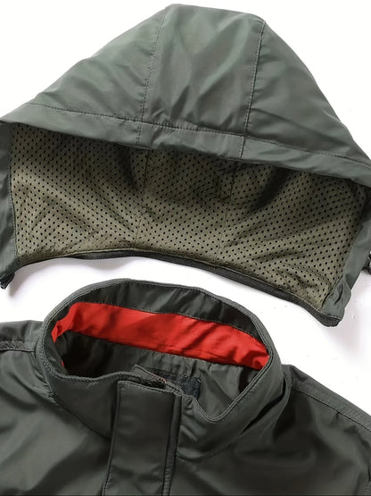 Thijs | Veste de sport extérieure pour homme avec capuche amovible