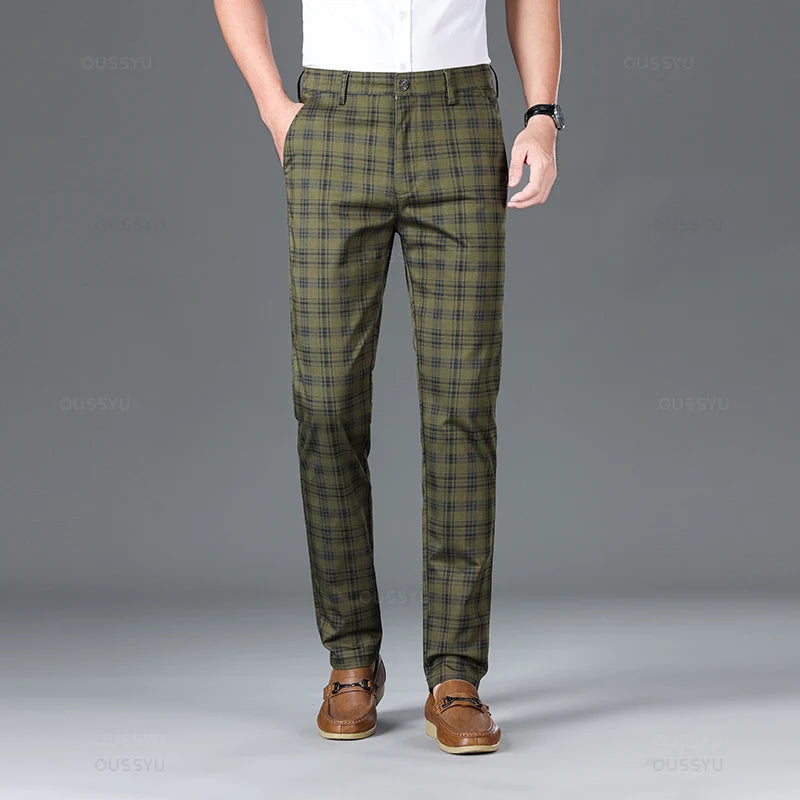 Thijs | Pantalon classique à carreaux pour homme