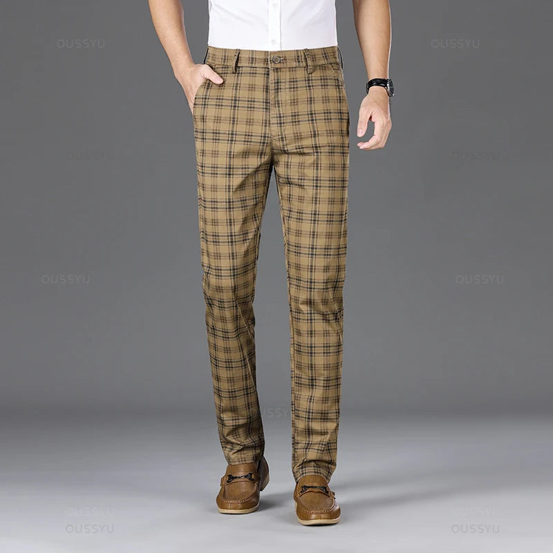 Thijs | Pantalon classique à carreaux pour homme