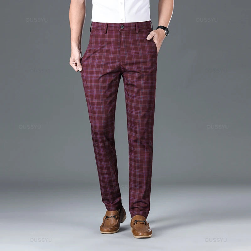 Thijs | Pantalon classique à carreaux pour homme