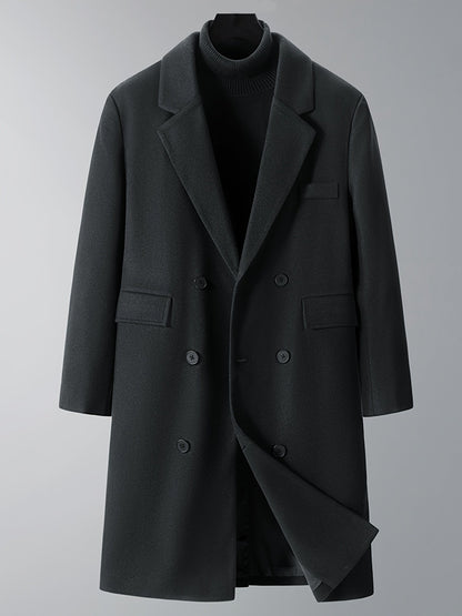 Thijs | Manteau d'hiver double chaud pour homme avec poches