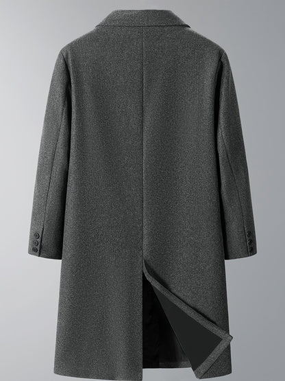 Thijs | Manteau d'hiver double chaud pour homme avec poches