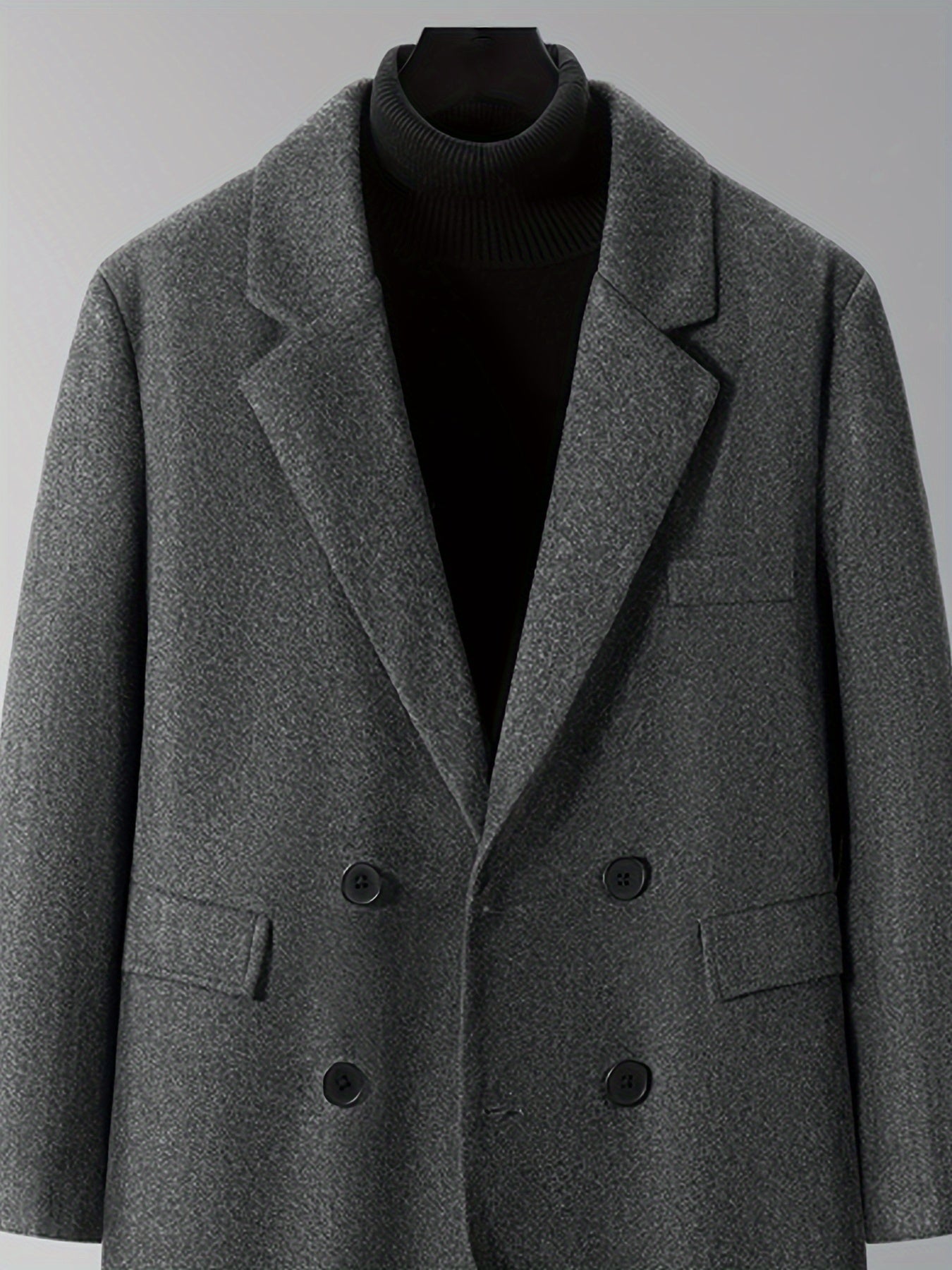 Thijs | Manteau d'hiver double chaud pour homme avec poches