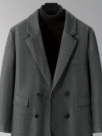 Thijs | Manteau d'hiver double chaud pour homme avec poches