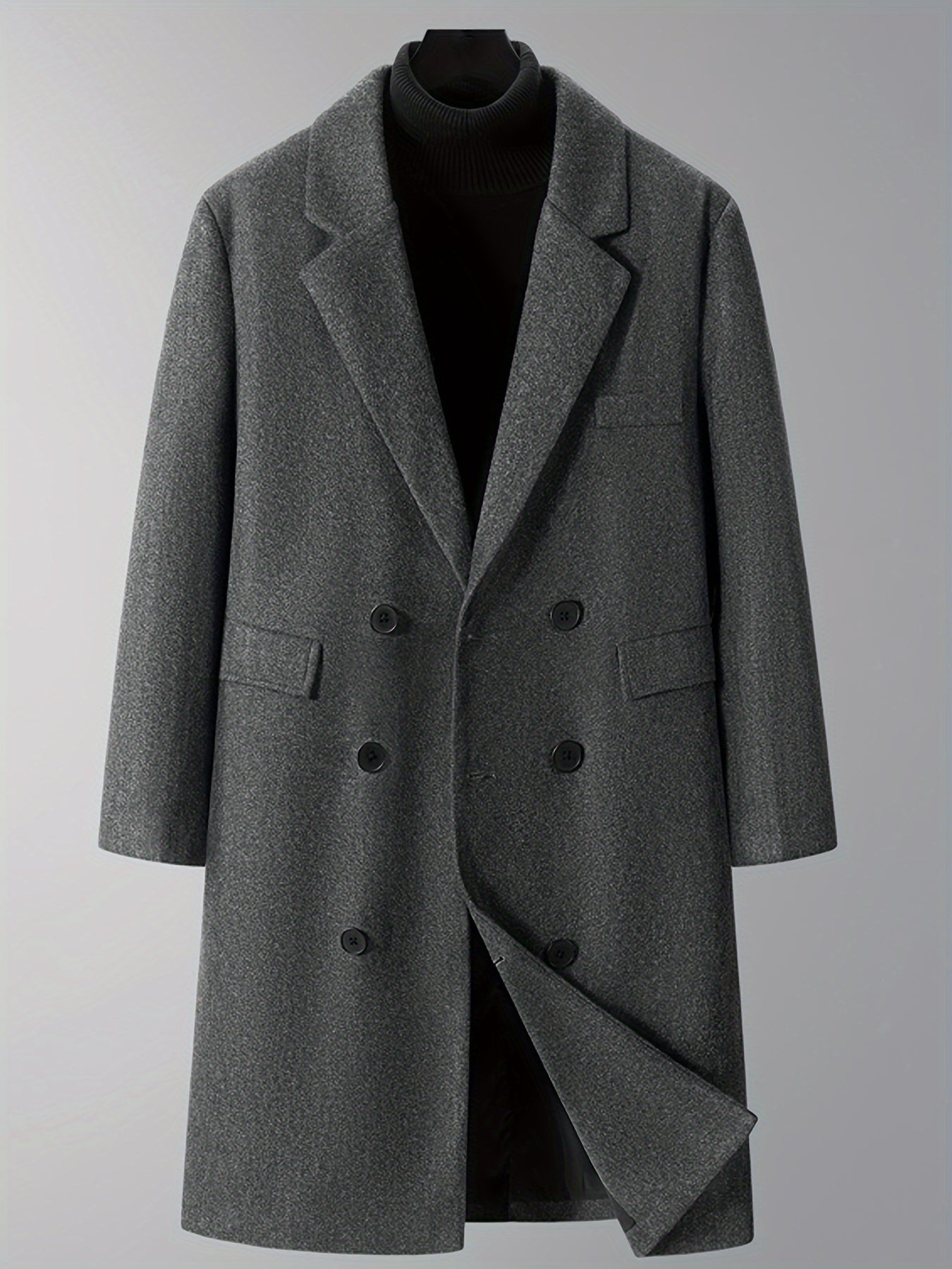 Thijs | Manteau d'hiver double chaud pour homme avec poches