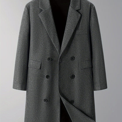 Thijs | Manteau d'hiver double chaud pour homme avec poches