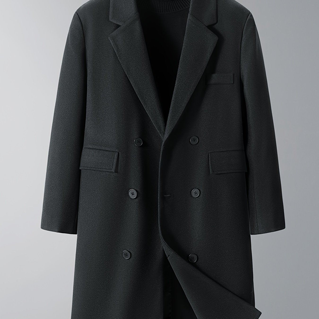 Thijs | Manteau d'hiver double chaud pour homme avec poches