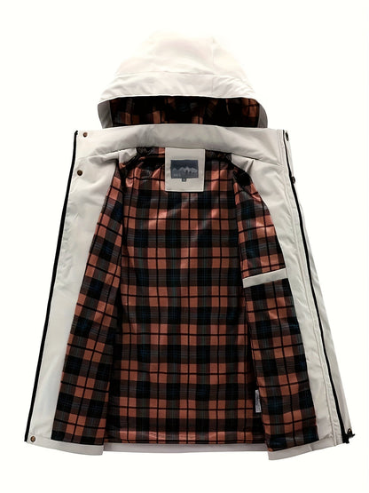 Thijs | Veste softshell homme imperméable et coupe-vent avec capuche et plusieurs poches