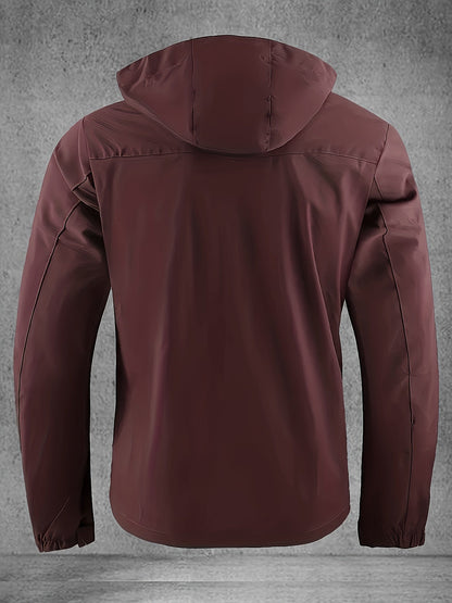 Thijs | Veste softshell homme imperméable et coupe-vent avec capuche et plusieurs poches