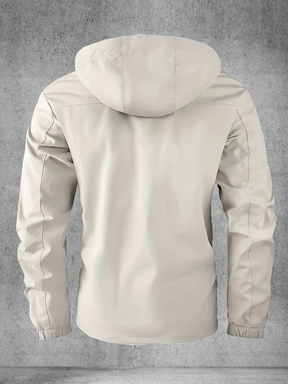 Thijs | Veste softshell homme imperméable et coupe-vent avec capuche et plusieurs poches