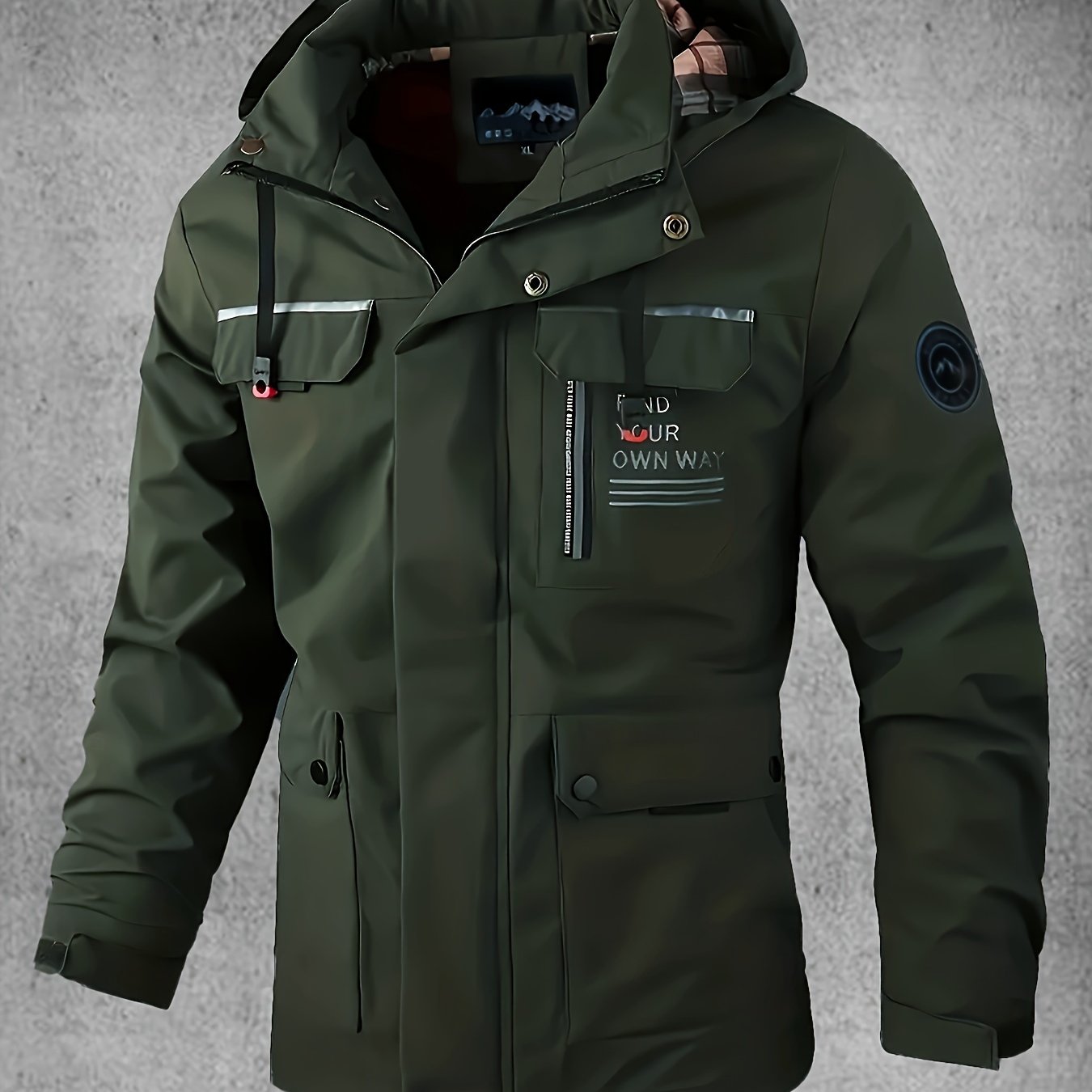 Thijs | Veste softshell homme imperméable et coupe-vent avec capuche et plusieurs poches